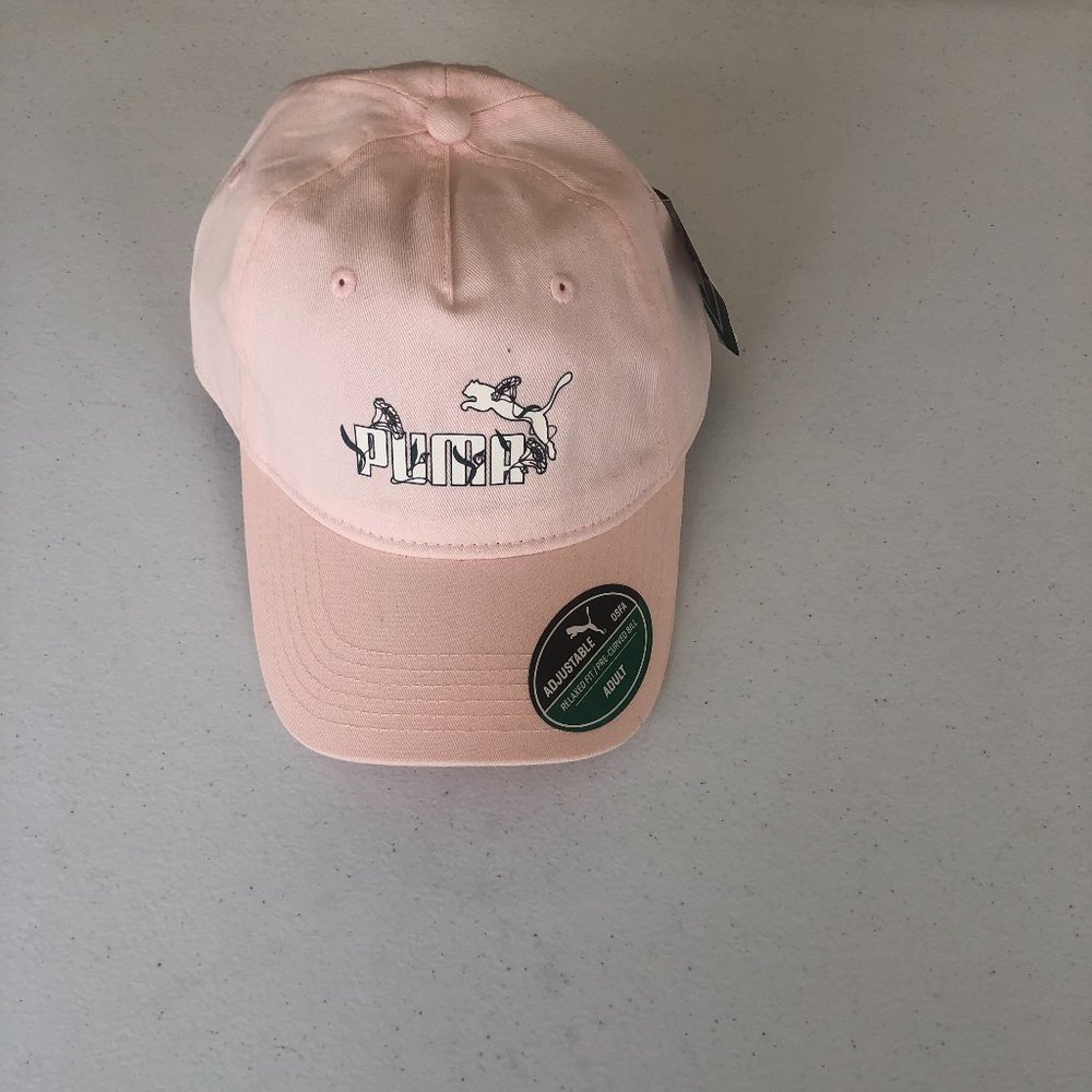 Pink and camo Puma hat